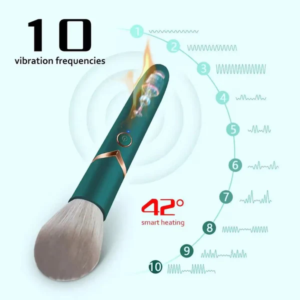 Makeup Brush With Chargable Massager