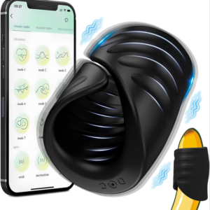 BLUETOOTH APP CONTROL SOFT SILICONE AIRCRAFT MASTURBATOR CUP FOR MEN MOBILE PHONE CONTROLLED MALE MASTURBATION DEVICE