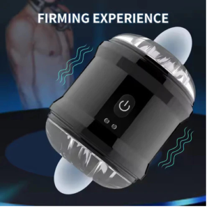 VIBRATING DOBLE HALL MASTURBATION CUP