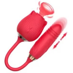 PURPLE ROSE | PERSONAL MASSAGER | REMOTE CONTROLLED 10 SPEEDS , WATERPROOF, ELECTRIC , RECHARGEABLE