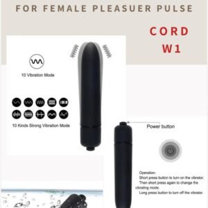 10-SPEED BULLET VIBRATOR FOR FEMALE PLEASUER PULSE