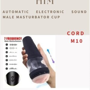 AUTOMATIC ELECTRONIC SOUND MALE MASTURBATOR CUP