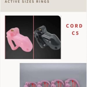 CUSTOM CHASTITY CAGE WITH 4 ACTIVE SIZE SRINGS